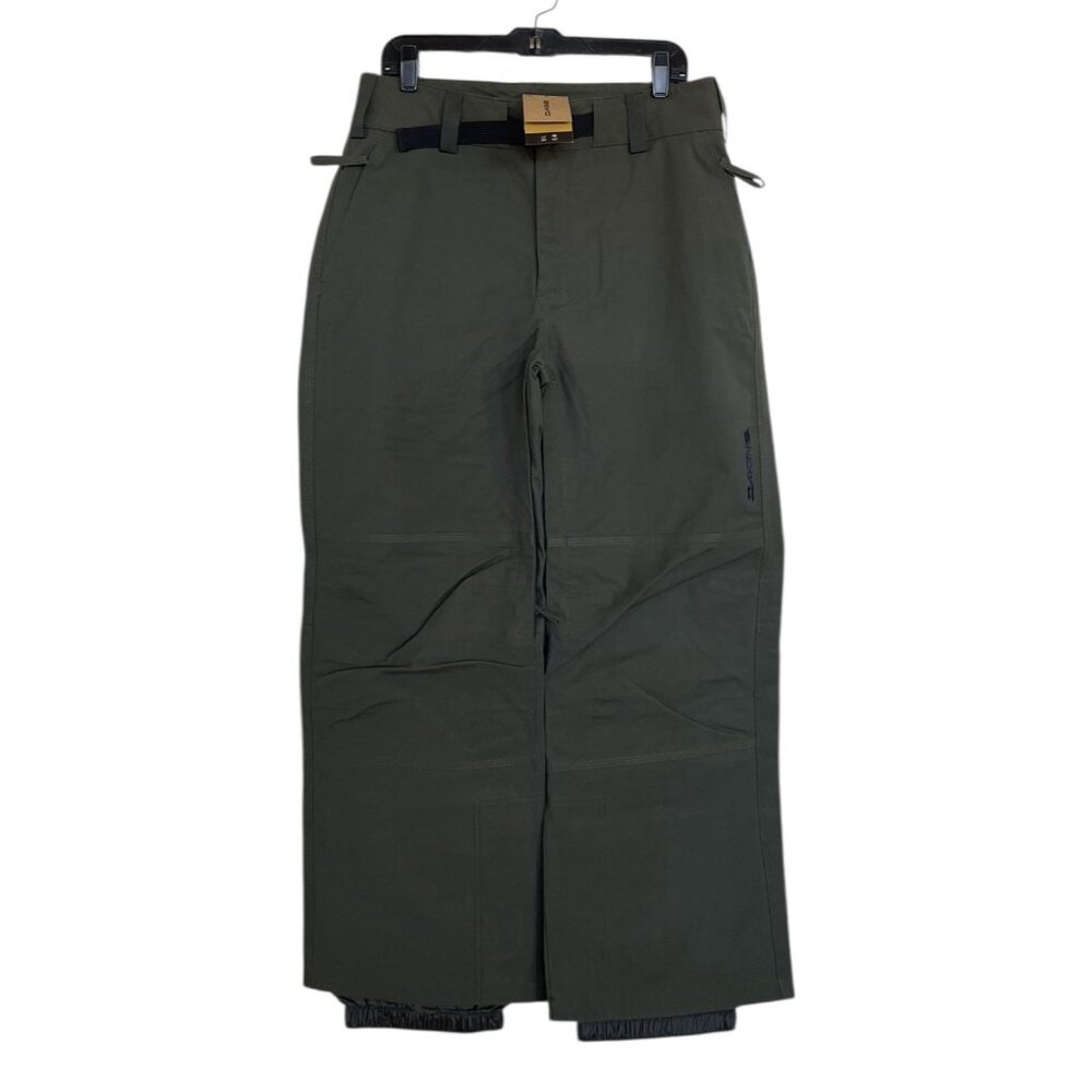 Dakine Ski Snowboard Pants Size Small Green A-1‎ Snow Pockets Pockets